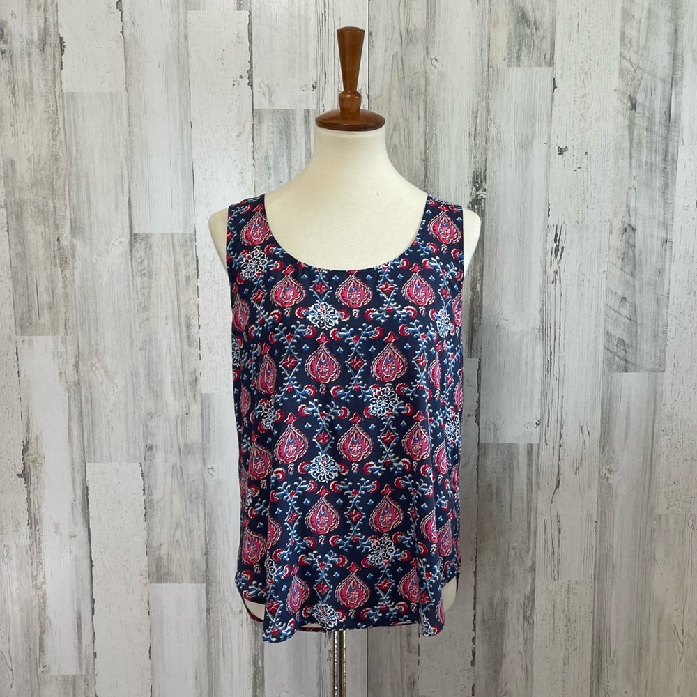 Lucky Brand Open Cross-Back Shell Tank